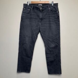 Ash & Erie Essential Jeans Granite Shade-D Gray Straight Leg 36x28